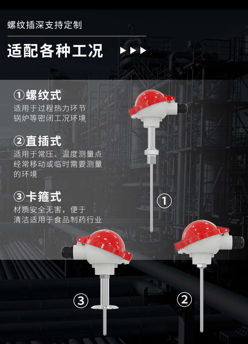 米科MIK-WRN鎧裝溫度傳感器規格