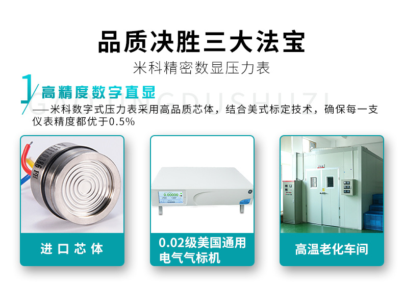 米科MIK-Y290耐震數(shù)字壓力表高精度數(shù)字顯示