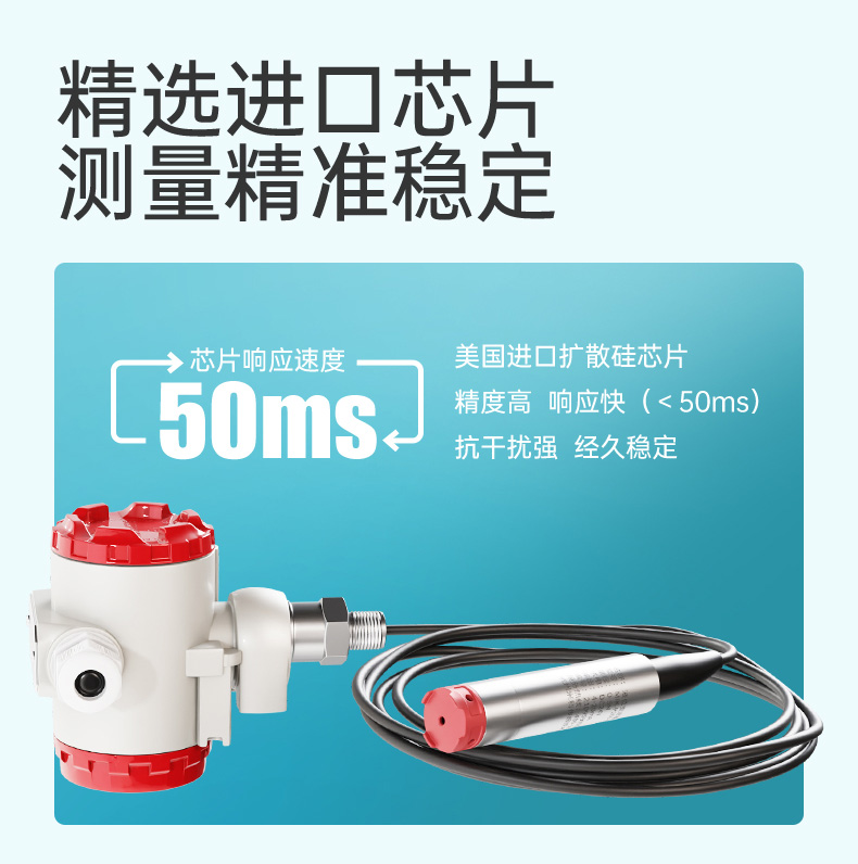 MIK-PX261殼體投入式液位計特點3