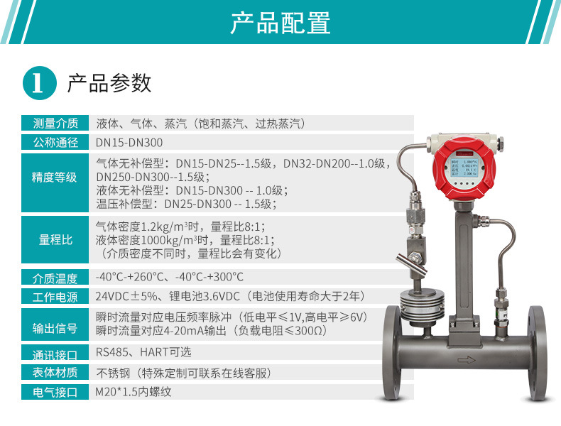 米科LUGB-MIK-A渦街流量計(jì)產(chǎn)品參數(shù)