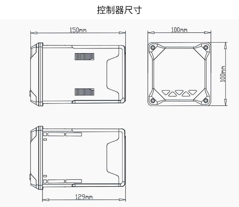 米科MIK-PTU100在線濁度檢測儀表頭尺寸